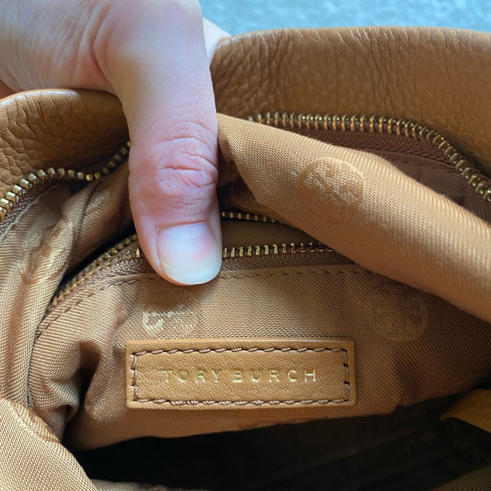 Tory Burch Tan Leather Crossbody Bag